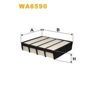 FILTRO ARIA 17801-07020 PER TOYOTA SUPRA 3.0 1993-2002 LAND CRUISER 90 3.4