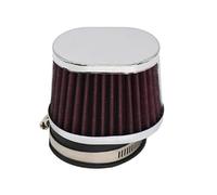 Filtro aria 38 mm 42 mm 45 mm 50 mm 55 mm 60 mm Spugna detergente per ciclomotore scooter motocicletta da cross(Red- 60mm)