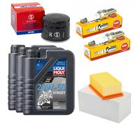 Filtro Aria 3L Olio Candela Manutenzione Set per Bwm F 800 GS 650 700 08-18