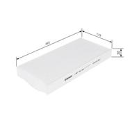 Filtro Aria Abitacolo Bosch 1987432095 per Renault