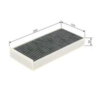 Filtro cabina BOSCH 1 987 435 582