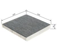 Filtro, aria cabina BOSCH 1 987 435 518 per ACURA TSX (CL_) 2.4 2003-2008
