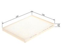 Filtro aria abitacolo BOSCH HYUNDAI ACCENT III (MC) 1.4 GL 1 987 435 097