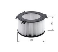 Filtro aria abitacolo BOSCH VW TRANSPORTER T4 Autobus (70B, 70C, 7DB, 7DK, 70...