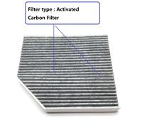 Filtro aria abitacolo CUK2450 per Audi A4 A5 Allroad Q5 RS5 S4 S5 per Porsche Macan 8K0819439 / 8K0819439A / 8K0819439B