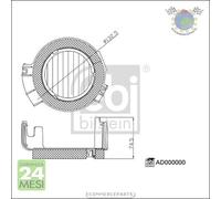 Filtro aria abitacolo Febi per TOYOTA YARIS