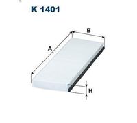 Filtro, Aria abitacolo FILTRON K 1401 per MAN NG 6.871 1992-1998