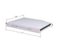 Filtro Aria Abitacolo Mahle LA 947 per Ford