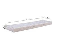 Mahle Original Filtro abitacolo LAK 171 - filtro al carbone attivo