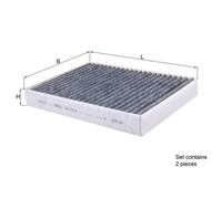 MAHLE ORIGINAL LAK 675/2/S Filtro abitacolo