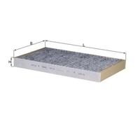Filtro cabina KNECHT LAK 93