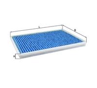 Filtro cabina KNECHT LAO 81