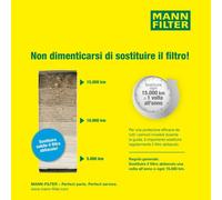 Filtro cabina MANN-FILTER CU 30 007
