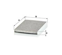 MANN-FILTER Filtro abitacolo CUK 32 008 – Antipolline con carbonio attivato