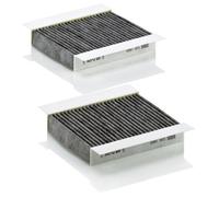 MANN-FILTER CUK 1820-2 Filtro aria cabina - Filtro Antipolline con Carbonio attivato - (set da 2) per Autovetture + veicoli commeriali