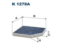 Filtro, Aria abitacolo per AUDI PORSCHE A4 A4 Allroad A5 MACAN Q5
