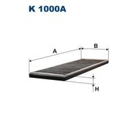 Filtro cabina FILTRON K1000A
