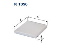 Filtro cabina FILTRON K1356