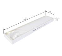 Filtro, Aria abitacolo per FORD COUGAR MONDEO