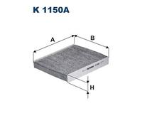 Filtro, Aria abitacolo per FORD VOLVO C30 C70 FOCUS FOCUS C-MAX S40 V50