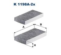 Filtro, Aria abitacolo per HONDA CIVIC CR-V FR-V STREAM