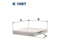 Filtro, Aria abitacolo per HONDA ROVER 400 CIVIC CR-V INSIGHT