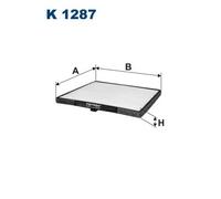 Filtro cabina FILTRON K1287