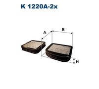 Filtro, Aria abitacolo per MAYBACH MERCEDES-BENZ 57 62 CLASSE E CLASSE S