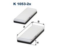 Filtro, Aria abitacolo per MAYBACH MERCEDES-BENZ 57 62 CLASSE E CLASSE S UNIMOG