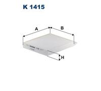 Filtro, Aria abitacolo per MERCEDES-BENZ CLASSE V EQV MARCO POLO SPRINTER 3,5-t