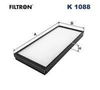 Filtron Filtro abitacolo K1088 - Filtro particellare per VW, Mercedes-Benz