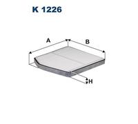 Filtro, Aria abitacolo per VOLVO S60 S80 V70 XC70 XC90