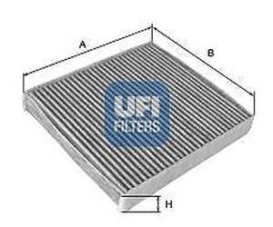 Filtro, Aria abitacolo - UFI 54.140.00
