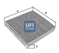 UFI Filters, Filtro Abitacolo ai Carboni Attivi 54.269.00, Filtro Abitacolo per Ricambio, Adatto a Auto, Applicabile su Diversi Modelli Citroen, Fiat, Opel, Peugeot e Vauxhall