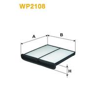 Wix Filters Filtro abitacolo WP2108 per Mazda 6 Station Wagon GJ GL 2.2 D AWD 129 KW 175 CV