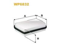 Filtro, Aria abitacolo - WIX FILTERS WP6832