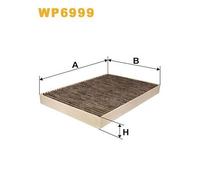 Wix Filters Filtro abitacolo WP6999 – a carboni attivi – Audi A4, A6, Seat Exeo