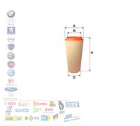 Filtro Aria Wix Wa6573 Per Bmw, Mg, (Land)Rover