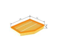 Filtro Aria Bosch 1457433094 per Bmw