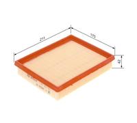 Filtro Aria Bosch 1457433526 per Citroën Peugeot