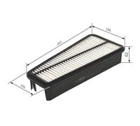 Filtro aria BOSCH F 026 400 302