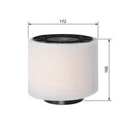 F026400334 Filtro aria (MARCA BOSCH).