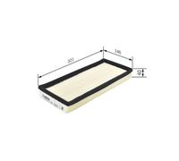 Filtro aria BOSCH F 026 400 452