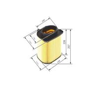 F026400480 Filtro aria (MARCA-BOSCH).