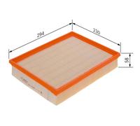 BOSCH Filtro aria F026400551 | Compatibile con: DODGE NITRO, JEEP CHEROKEE