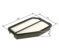 Filtro aria BOSCH F 026 400 580
