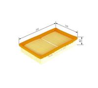 Filtro Aria Bosch F026400037 per Suzuki