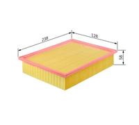 Filtro aria BOSCH F 026 400 047