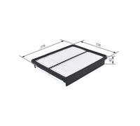 Filtro Aria Bosch F026400292 per Hyundai Kia