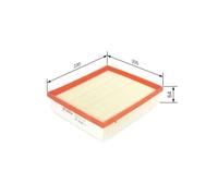 Filtro Aria Bosch F026400374 per Bmw